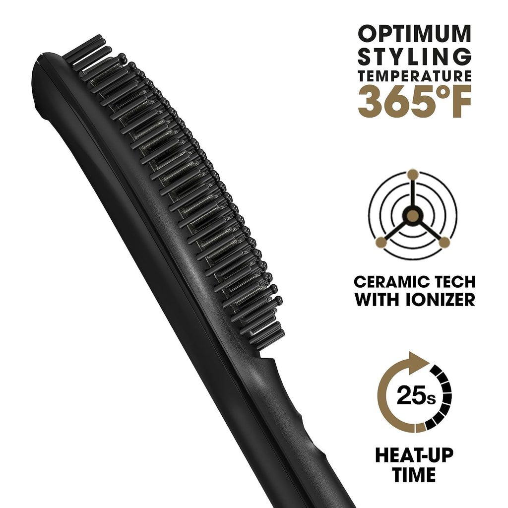ghd Glide & Rise Hot Air Hair Brushes - Volumizing, Straightening & Smoothing Brushes with 365 Degree Safe Styling and Auto Sleep Mode