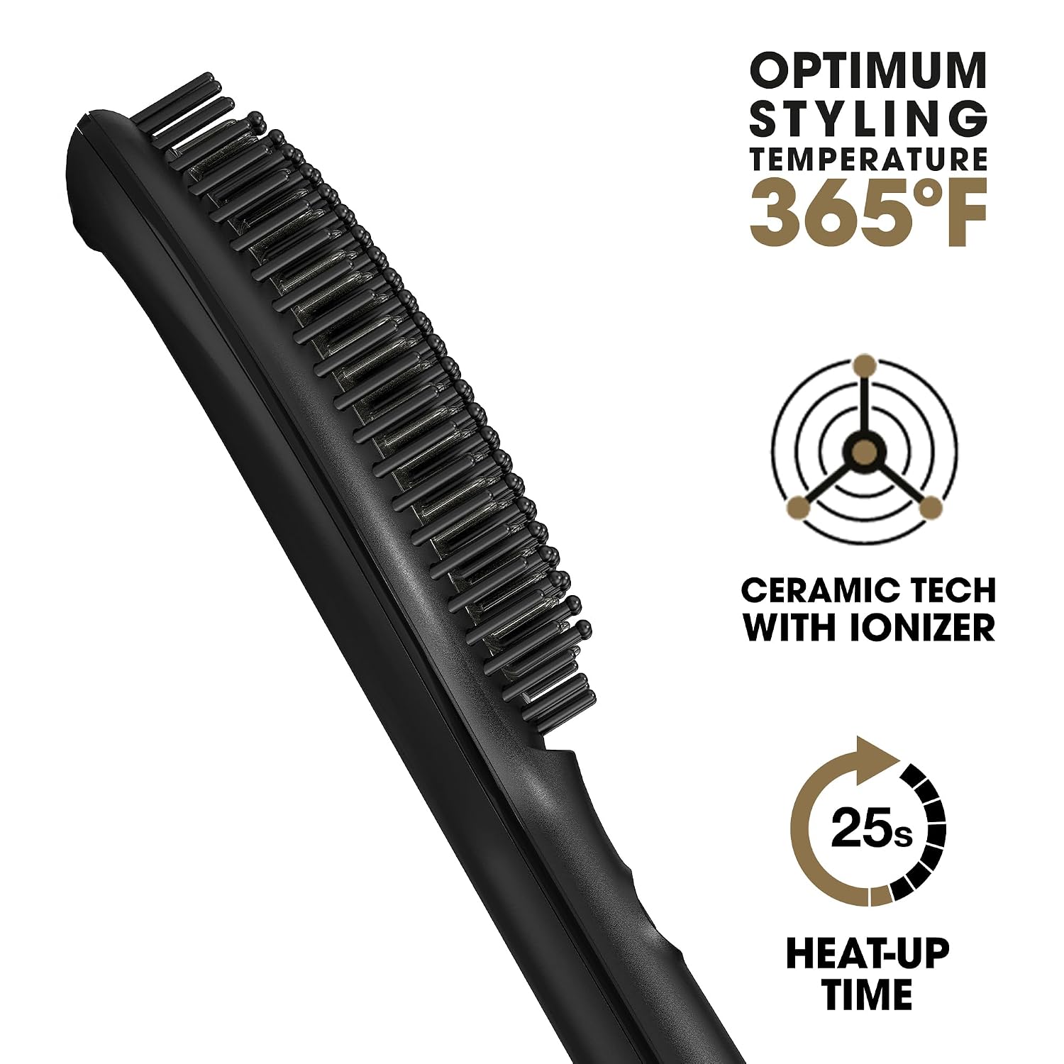ghd Glide & Rise Hot Air Hair Brushes - Volumizing, Straightening & Smoothing Brushes with 365 Degree Safe Styling and Auto Sleep Mode