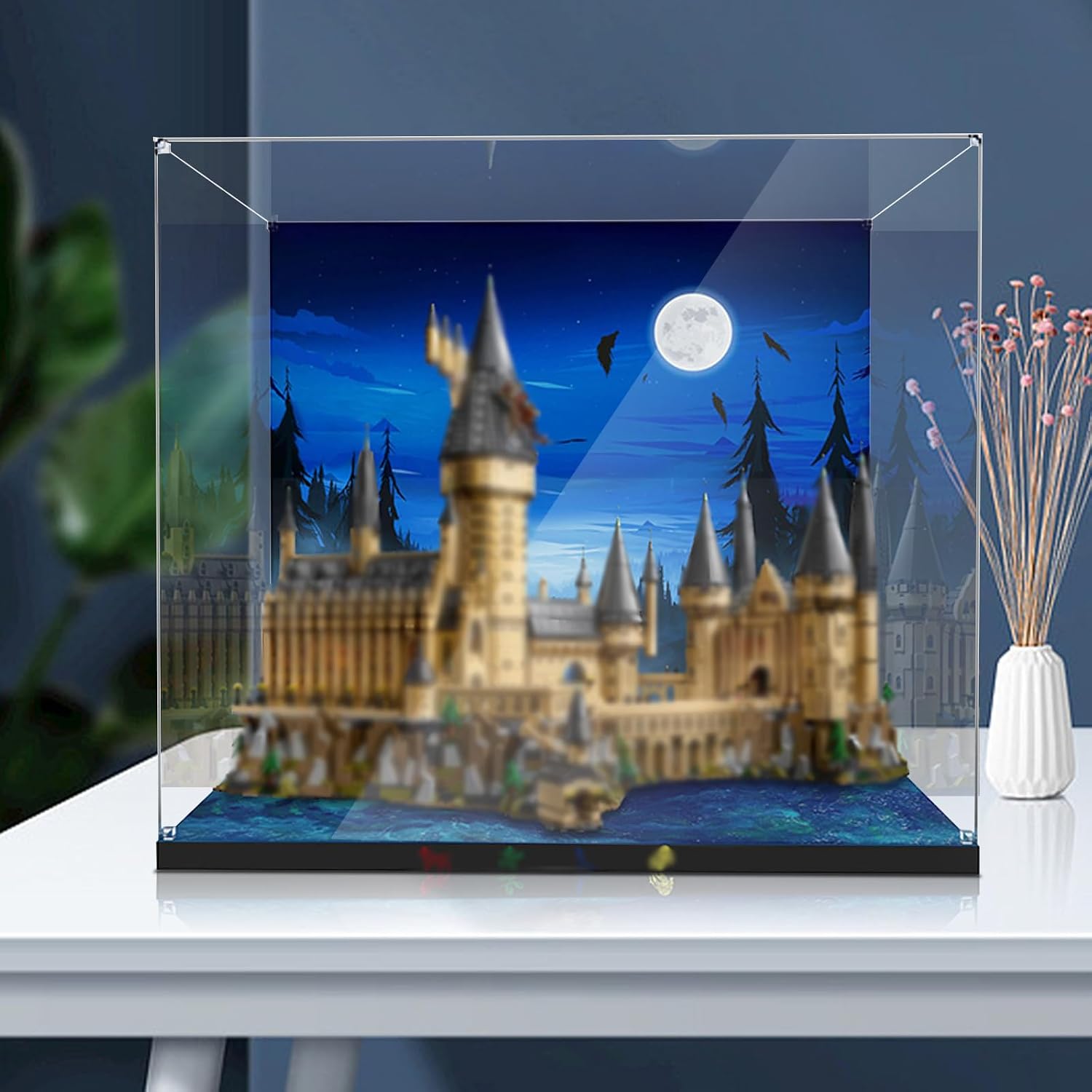 Acrylic Display Case for Lego 71043 Hogwarts Castle; ONLY Display Case, The Model NOT Included