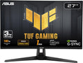 ASUS TUF Gaming 27' 1440P HDR Monitor (VG27AQ3A) – QHD (2560 x 1440), 180Hz, 1ms, Fast IPS, 130% sRGB, Extreme Low Motion Blur Sync, Speakers, Freesync Premium, G-SYNC Compatible, HDMI, DisplayPort