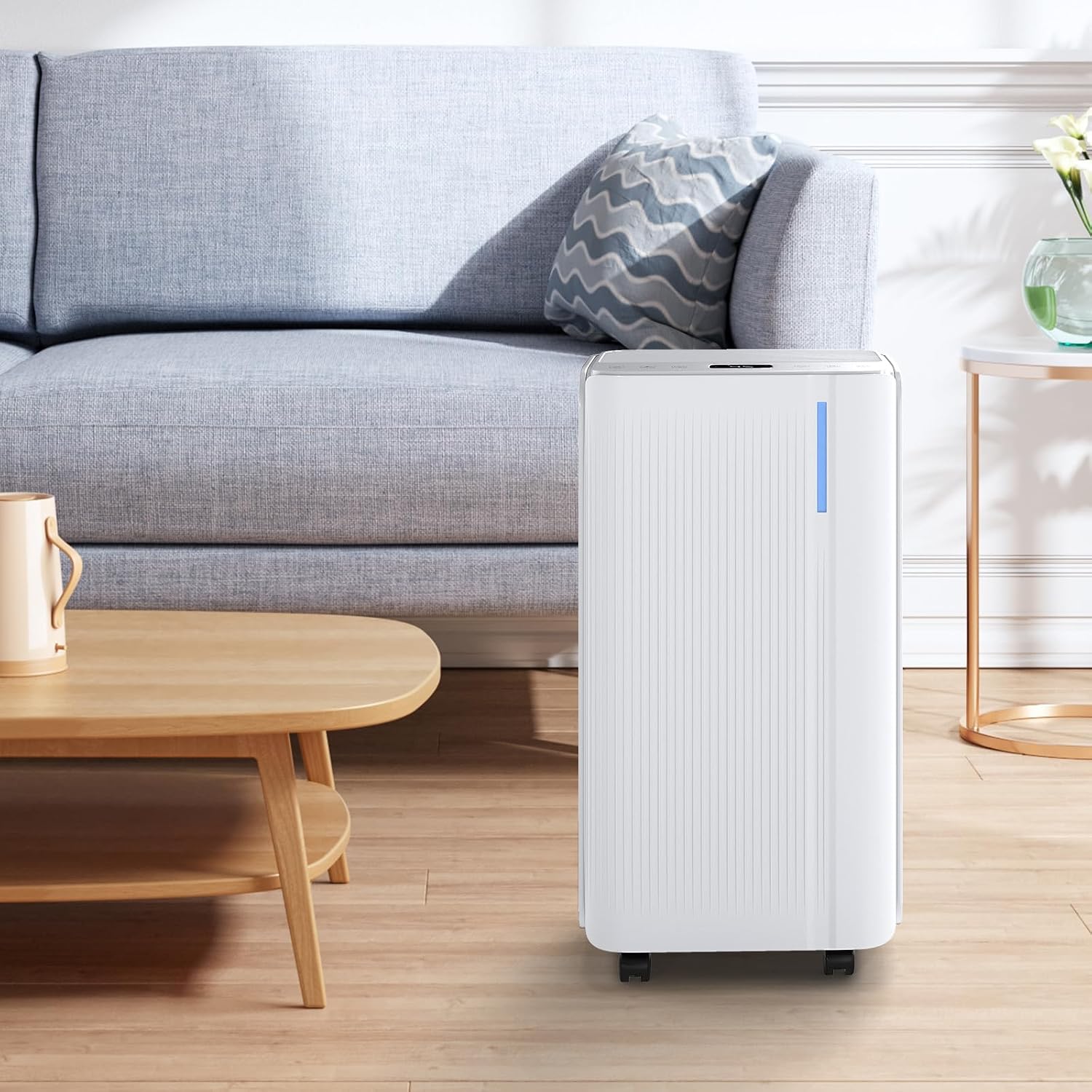 ARLIME 32 Pints Dehumidifier for Home & Basement, 2000 Sq.ft Portable Dehumidifier with Drain Hose, Auto Shut Off, LED Display, Sleep Mode, 24H Timer, Low Noise for Bedroom, Bathroom, Living Room