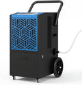 2026Upgraded 220 Pints Commercial Dehumidifier with Pump,industrial dehumidifier for Basement up to 8000 Sq.Ft, Large Capacity Industrial Dehumidifier for Large Room with Intelligent Humidity Control