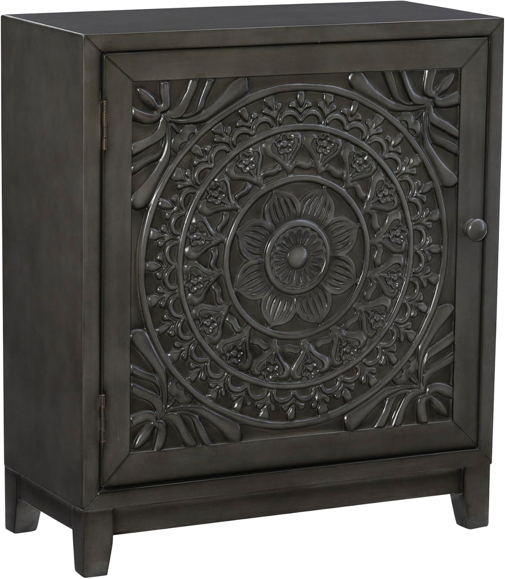 Hadrik Dark Grey Accent Cabinet by Powell