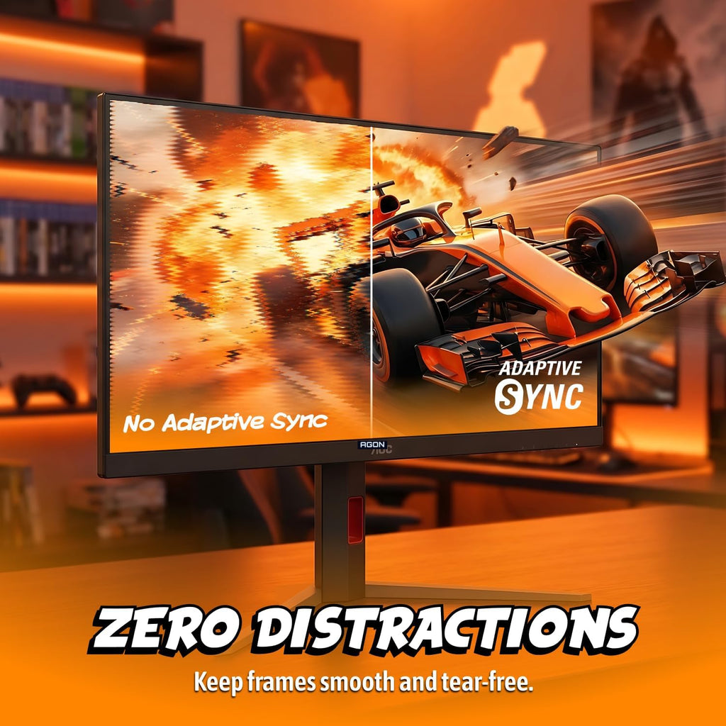 AOC 32 inch 4K Gaming Monitor, UHD 3840×2160 160Hz / FHD 320Hz Dual Mode, IPS Panel, 0.5ms MPRT, HDMI 2.1, DisplayPort 1.4, G-Sync Compatible, Height Adjustable Stand, U32G4