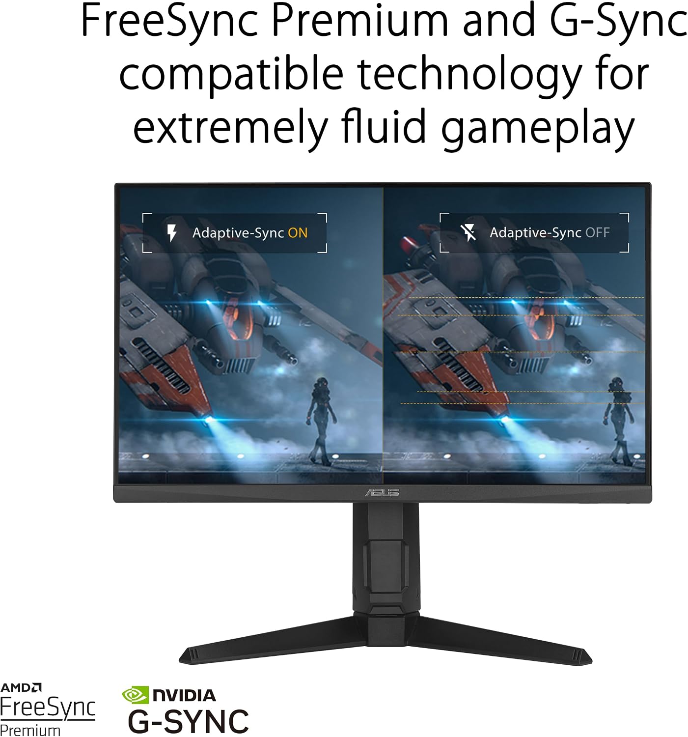 ASUS TUF Gaming 24' (23.8' viewable) 1080P Monitor (VG249QL3A) - Full HD, 180Hz, 1ms, Fast IPS, ELMB, FreeSync Premium, G-SYNC Compatible, Speakers, DisplayPort, Height Adjustable, 3 Year Warranty