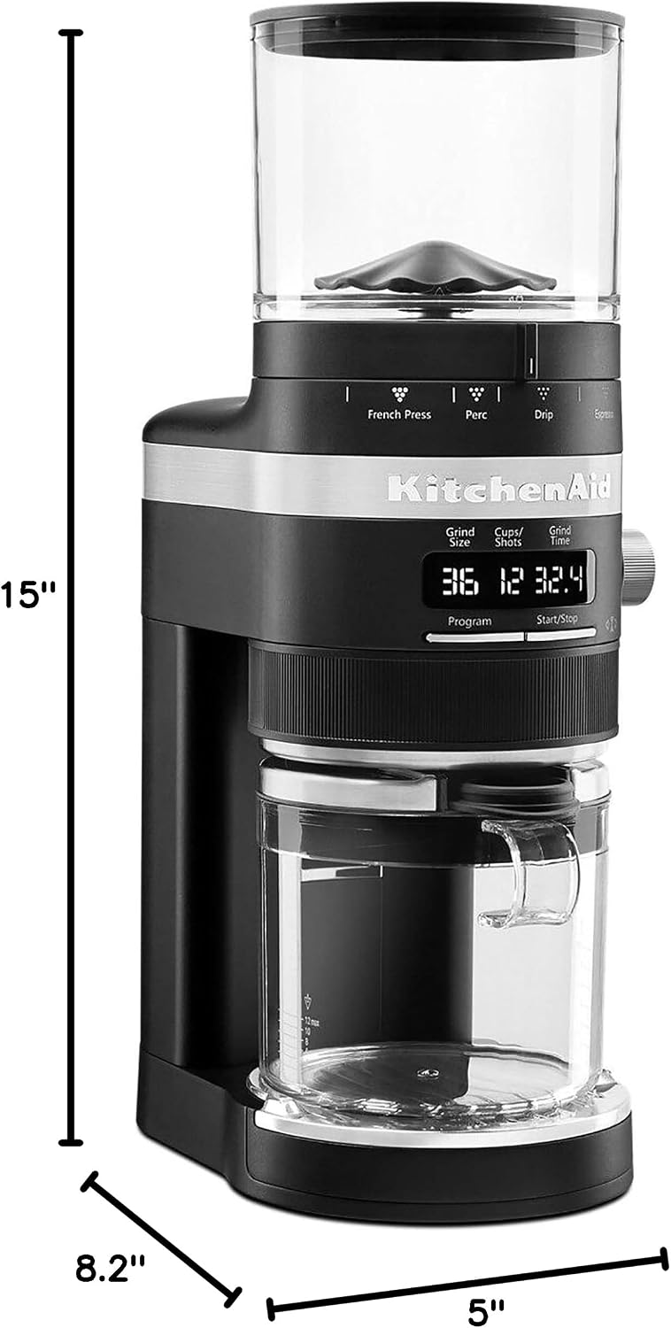 KitchenAid Burr Coffee Grinder - KCG8433 - Black Matte