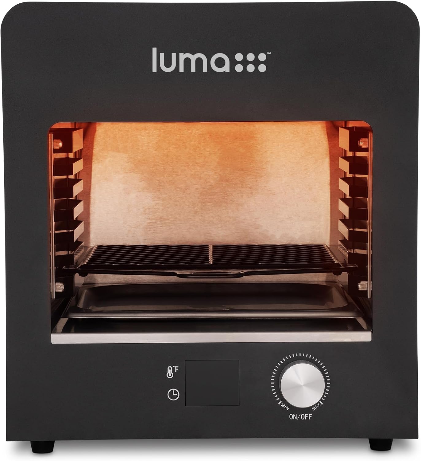 Luma® by Newair Electric Grill for Steaks | 1450°F Infrared Indoor Smoker with Cool-Touch Exterior | Portable Countertop BBQ Grill for Kitchen or Patio