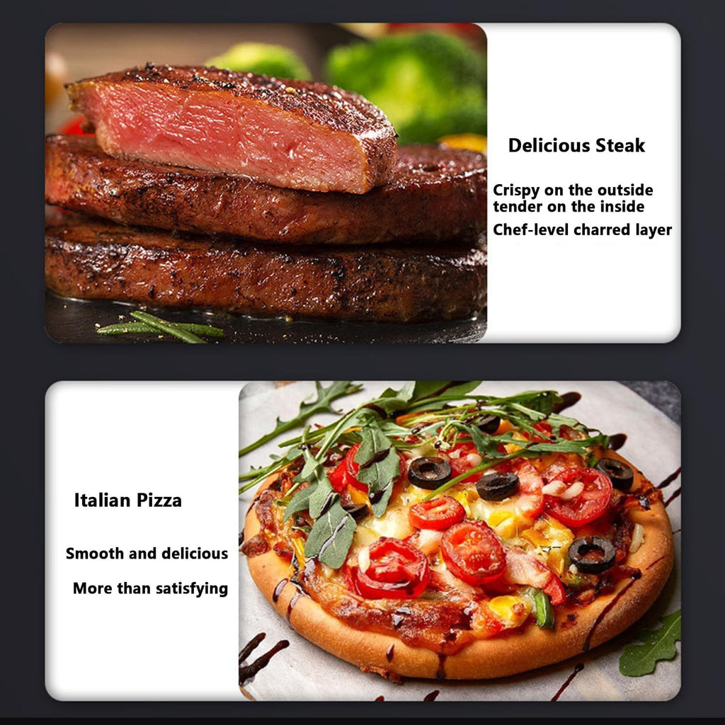 Steak Searer,Steak Grill,5.0min Fast Preheating,Maximum Temperature 800℃,Time and Temperature Can Be Set,Suitable for Family Gatherings, Restaurants,Camping