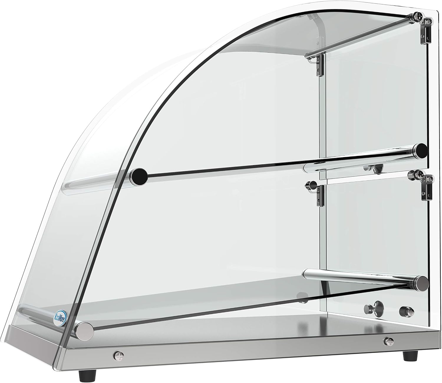 KoolMore DC-2CN Bakery Display Case, 2.4 Cu. Ft - 2 Shelves