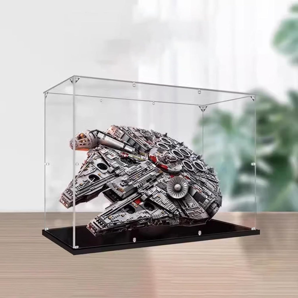 Applicable to Lego 75192 Millennium Falcon Acrylic Display Box, Model Display Case, Display Cases for Collectibles, Protect Your Collectibles from Dust with a Clear Showcase,B,3mm