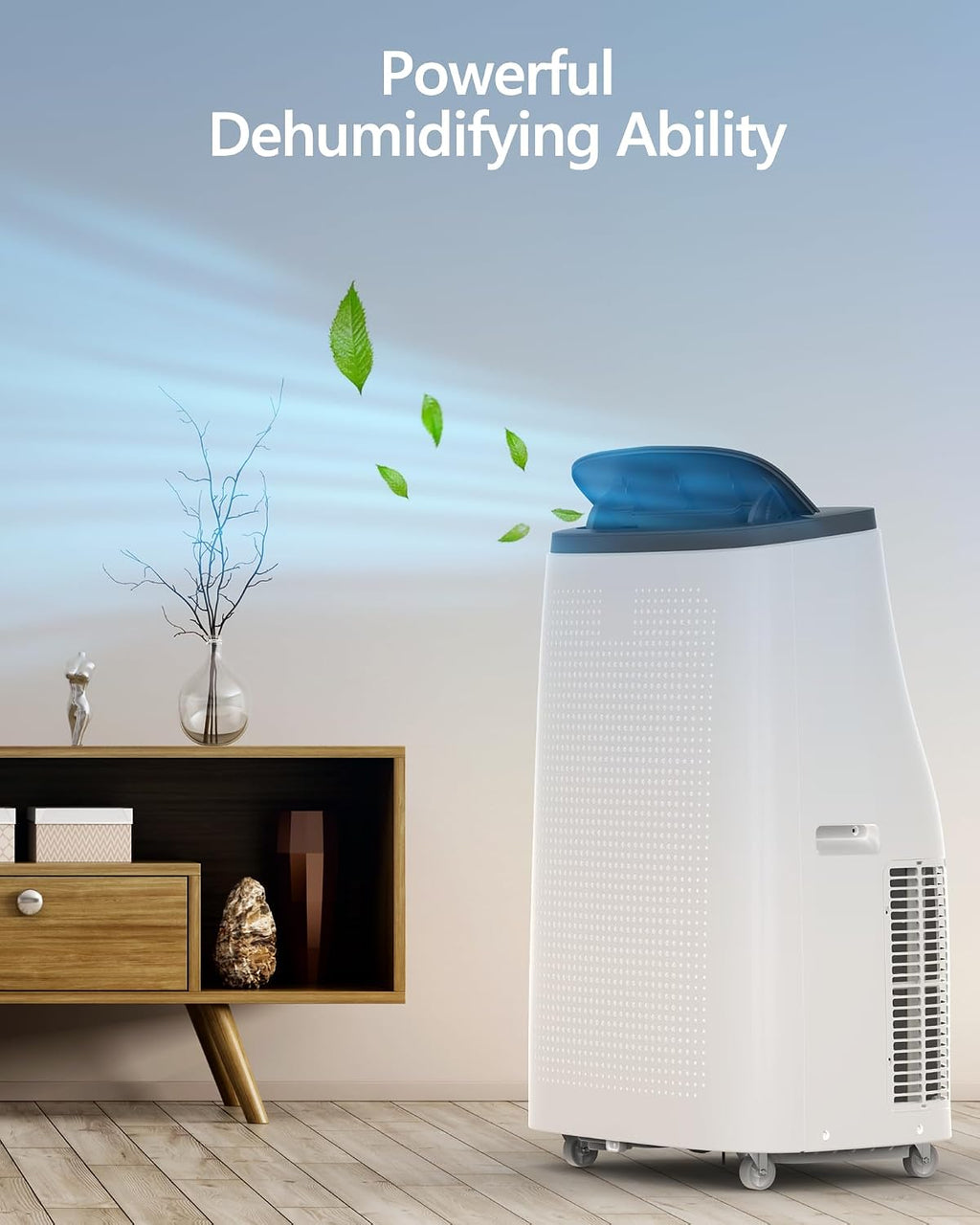 GarveeTech 14,000 BTU Portable Air Conditioner for Indoor Rooms, 3 in-1 AC Unit for Bedroom 550-750 Sq.Ft, Dehumidifier, Fan, Sleep Mode, 24 Timer, Remote Control, Window Kits