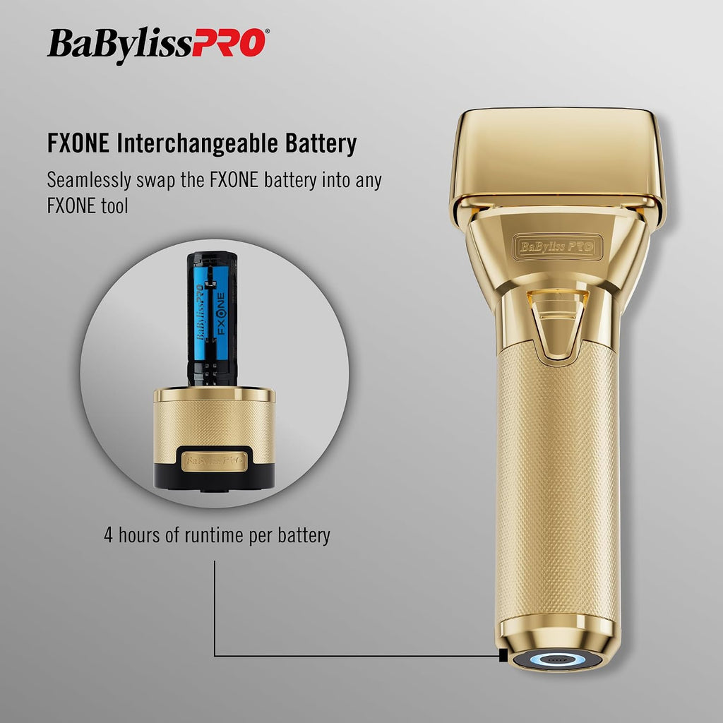 BaBylissPRO FXONE Double Foil Stick Shavers with interchangeable battery