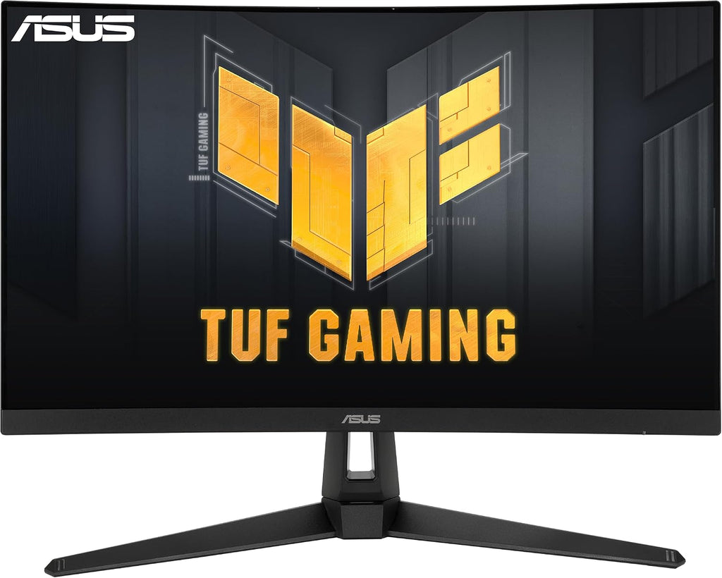 ASUS TUF Gaming VG27WQ1B 27' Curved Monitor, 1440P WQHD (2560 x 1440), 165Hz (Supports 144Hz), 1ms, Adaptive-sync/FreeSync Premium, Extreme Low Motion Blur, Eye Care, HDMI DisplayPort, HDR10
