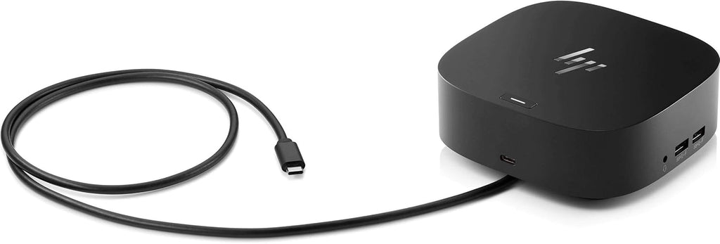 HP Docking Station for Laptop Dual Monitor + Bundle - HP USB-C G5 Dock 5TW10AA / 5TW10UT / 5TW10AA#ABB with 120W Adapter + ZoomSpeed HDMI Cable + DisplayPort Cable + Ethernet + Microfiber Cloth