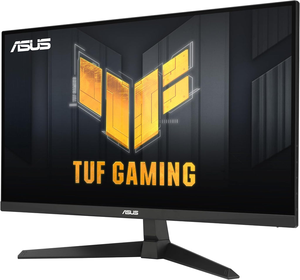 ASUS TUF Gaming 27' 1080P Monitor (VG279QE5A) – Full HD, Overclock to 144Hz, 1ms, IPS, Extreme Low Motion Blur Sync, Stereo Speaker, Variable Overdrive, DisplayWidget Center, 3 yr Warranty