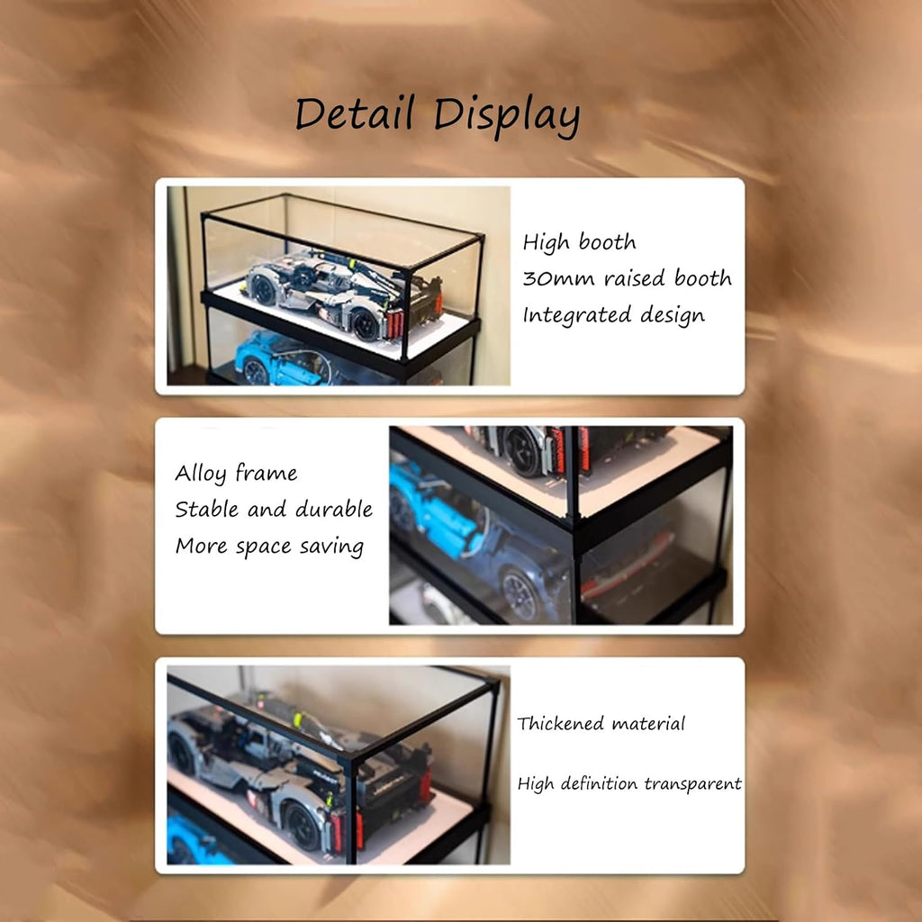 Acrylic Display case for Lego 75313 Treadmill - dustproof with uv Protection,Custom Fit for Lego 75313 Model - Collector's Edition(Model not Included)