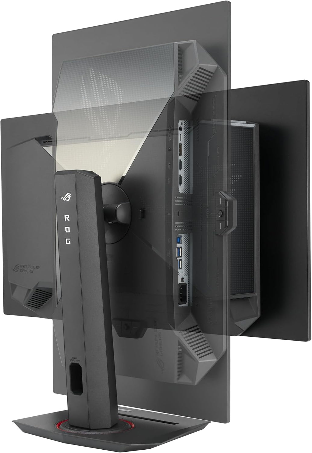 ASUS ROG Strix 26.5' 1440P QD-OLED Gaming Monitor (XG27ACDNG) -QHD (2560x1440), 360Hz, 0.03ms, Custom Heatsink, OLED Care+, G-SYNC Compatible, 99% DCI-P3, DisplayWidget, AI Gaming, 3yr Warranty