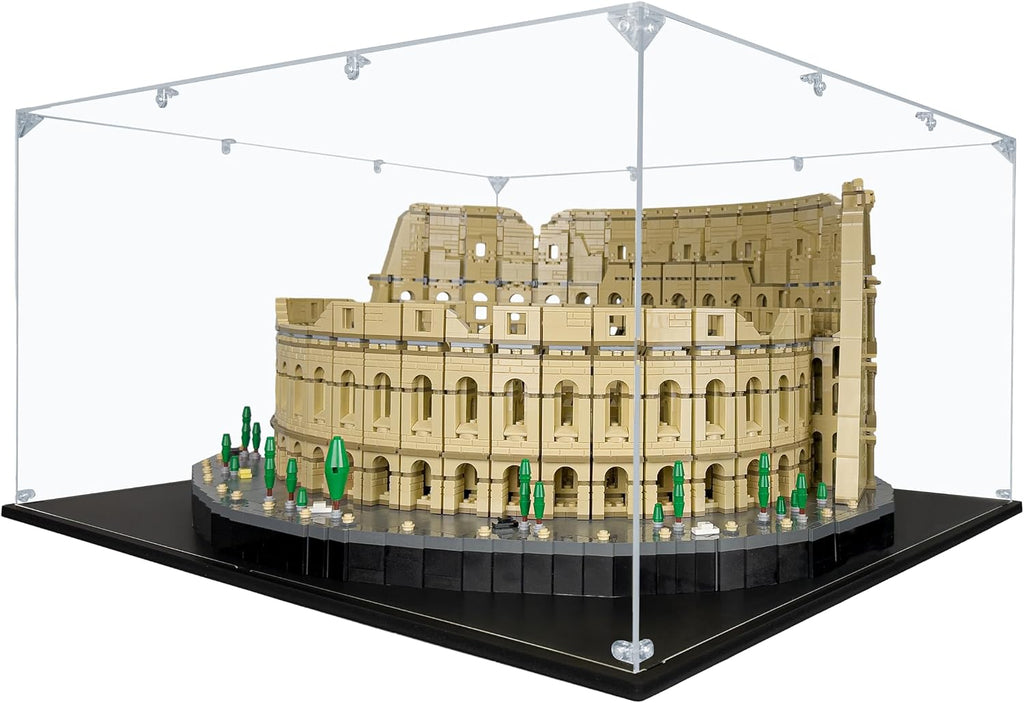 Acrylic Display Case Compatible for Lego Colosseum #10276, Dustproof Display Case (Case Only) (Lego Sets are NOT Included)