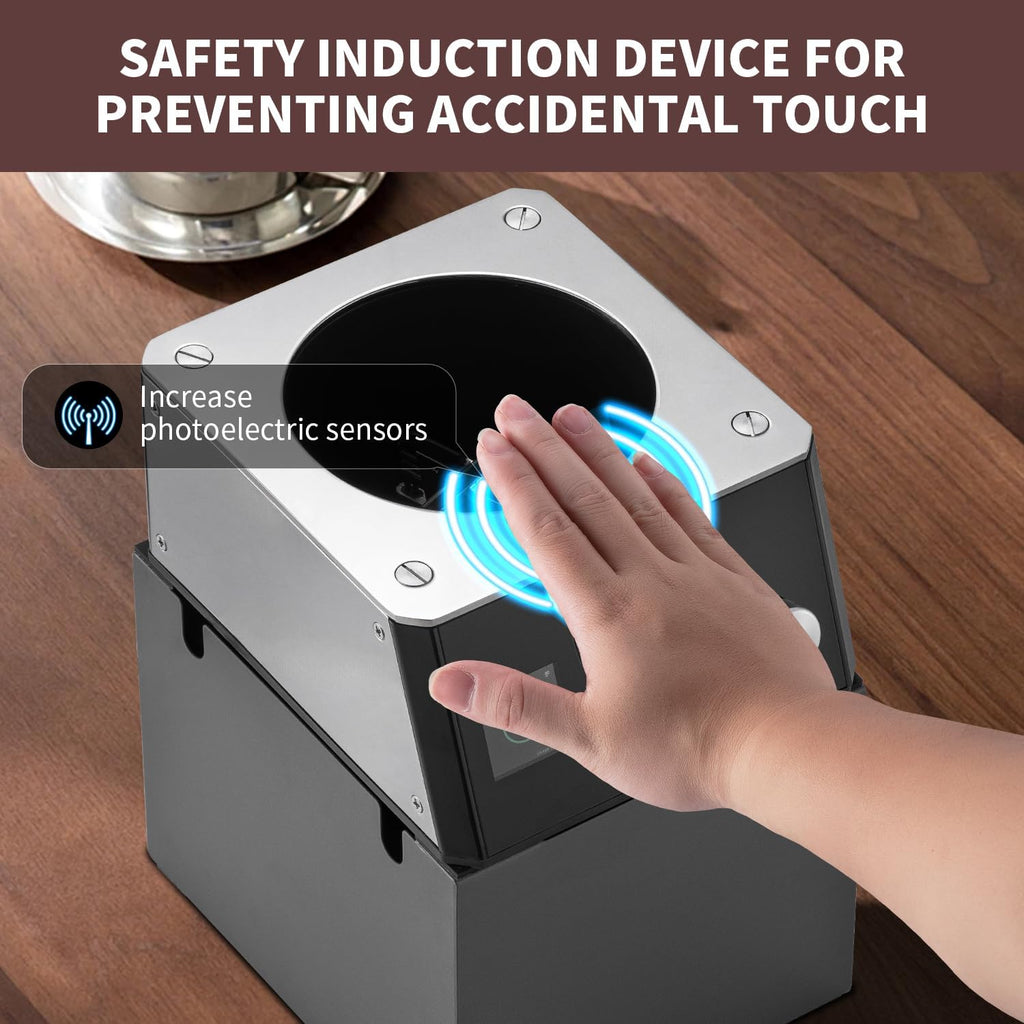 NUETRAL NS300 Pro Electric Portafilter Cleaner-Automatic Coffee Grounds Cleaning Machine-Knock box for Espresso coffee-Espresso Puck Sucker-Suitable for 58mm portafilters.