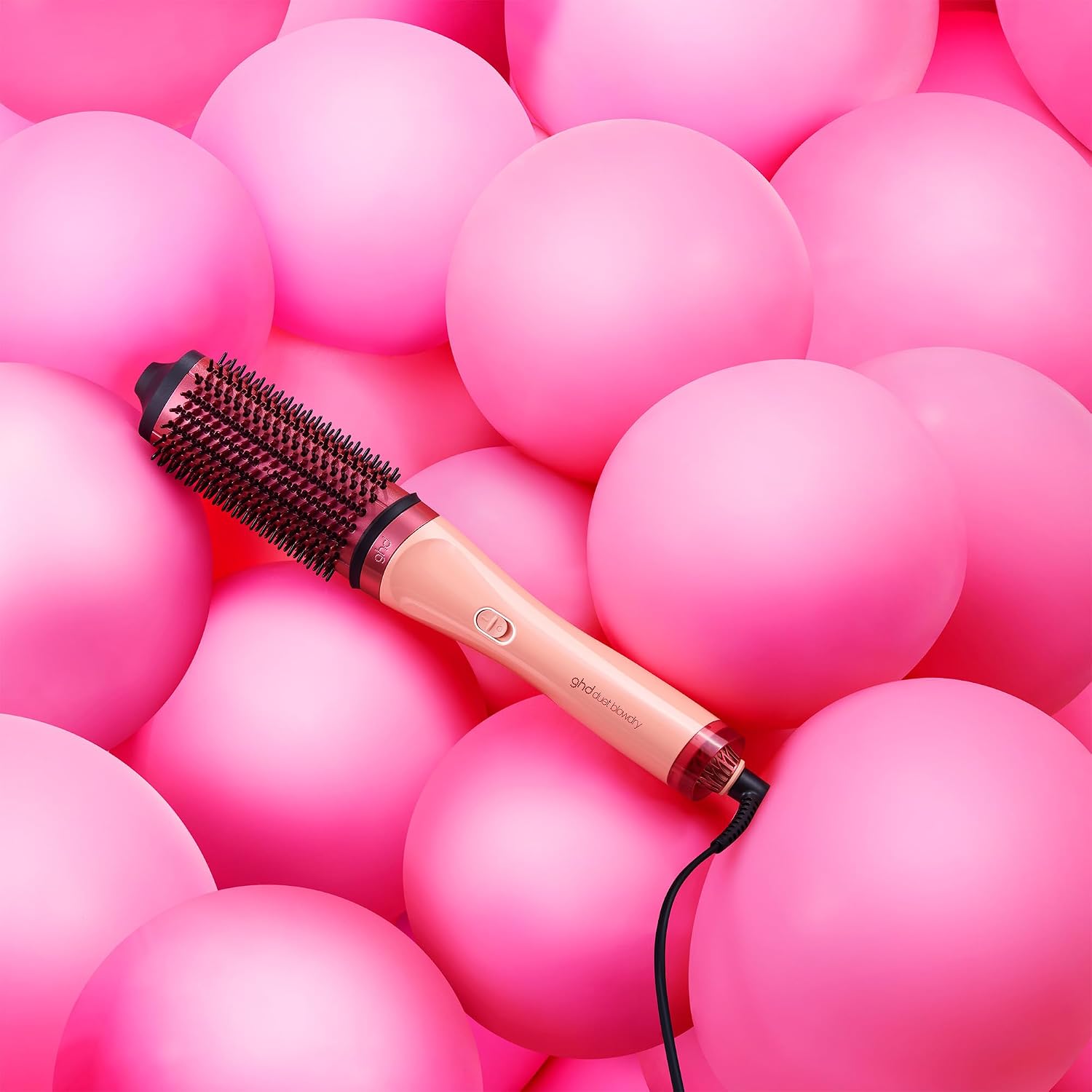 ghd Duet Blowdry-Hair Dryer Brush | Wet to Blow Dried with No Heat Damage | 3X More Volume with 24 Hour Long-Lasting Results | Blow Dry with No Fizz | 50% More Shine
