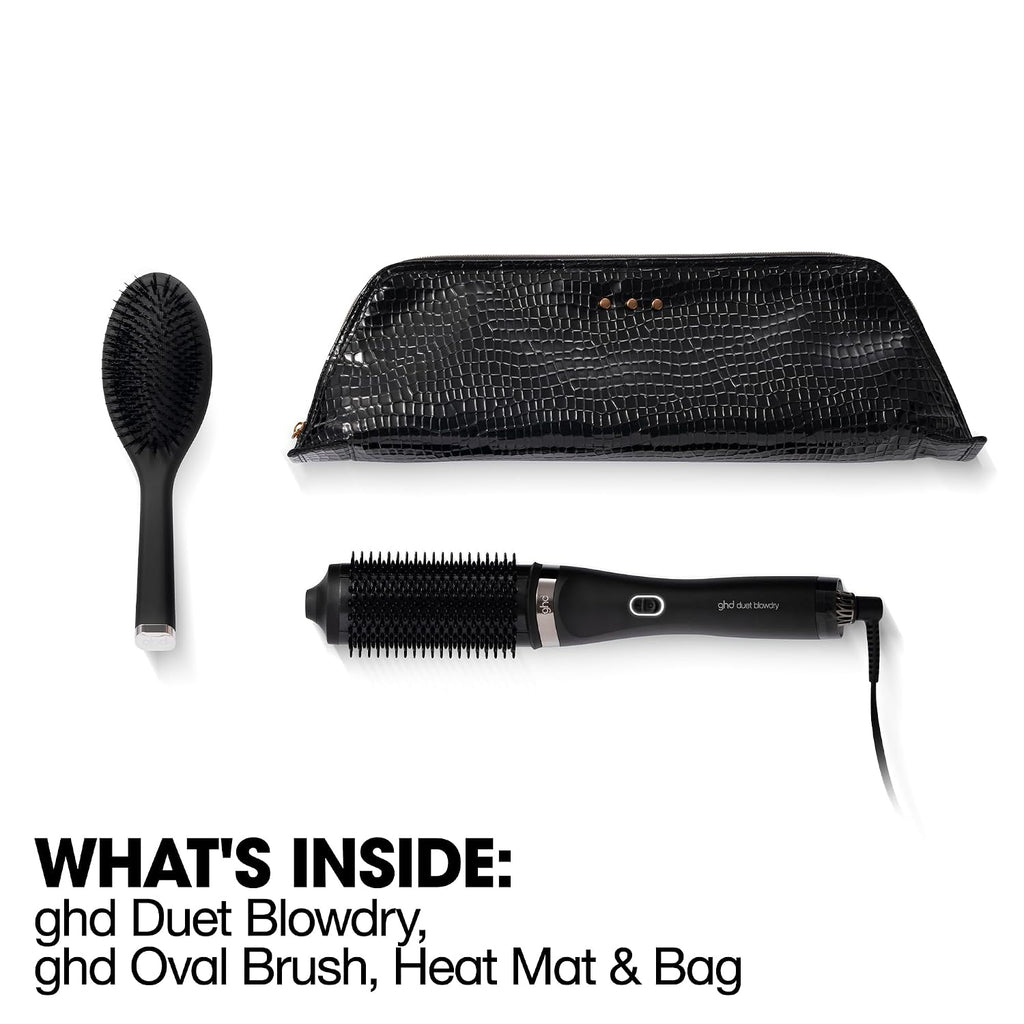 ghd Duet Blowdry-Hair Dryer Brush | Wet to Blow Dried with No Heat Damage | 3X More Volume with 24 Hour Long-Lasting Results | Blow Dry with No Fizz | 50% More Shine