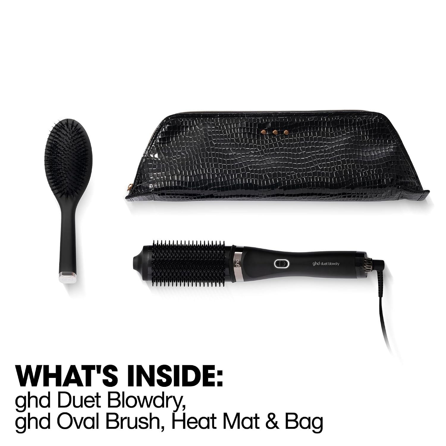 ghd Duet Blowdry-Hair Dryer Brush | Wet to Blow Dried with No Heat Damage | 3X More Volume with 24 Hour Long-Lasting Results | Blow Dry with No Fizz | 50% More Shine