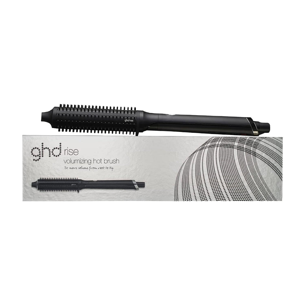 ghd Rise Volumizing Hot Hair Brush - Professional 1.25' Hot Brush for Dry Hair with Maximum Root Lift, 2x Volume, 365ºF Safe Styling Temperature Technology and Auto Sleep Mode - Black