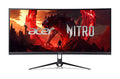 acer Nitro 29.5' UWFHD 2560 x 1080 1800R Curved Gaming Monitor | AMD FreeSync Premium | Up to 200Hz Refresh Rate | 1ms (VRB) | sRGB 100% | 1 x Display Port 1.4 & 2 x HDMI 2.0 Ports | ED300C X1bmiippx