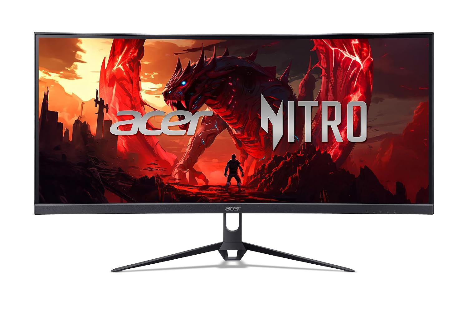 acer Nitro 29.5' UWFHD 2560 x 1080 1800R Curved Gaming Monitor | AMD FreeSync Premium | Up to 200Hz Refresh Rate | 1ms (VRB) | sRGB 100% | 1 x Display Port 1.4 & 2 x HDMI 2.0 Ports | ED300C X1bmiippx