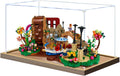 Acrylic Display Case for Lego 21360 Willy Wonka and The Chocolate Factory Building Set– Dustproof Display Box & Showcase, Display Box Compatible with Lego 21360 -Only Display case (3mm Wooden Base)