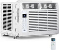 Electactic Window Air Conditioner 6,000 BTU, Window Type AC Unit with Cooling, Dry Mode, 4 Fan Speeds, 24-H Timer, Sleep Mode, Cooling for 250sq.ft Bedroom, Living Room, Office