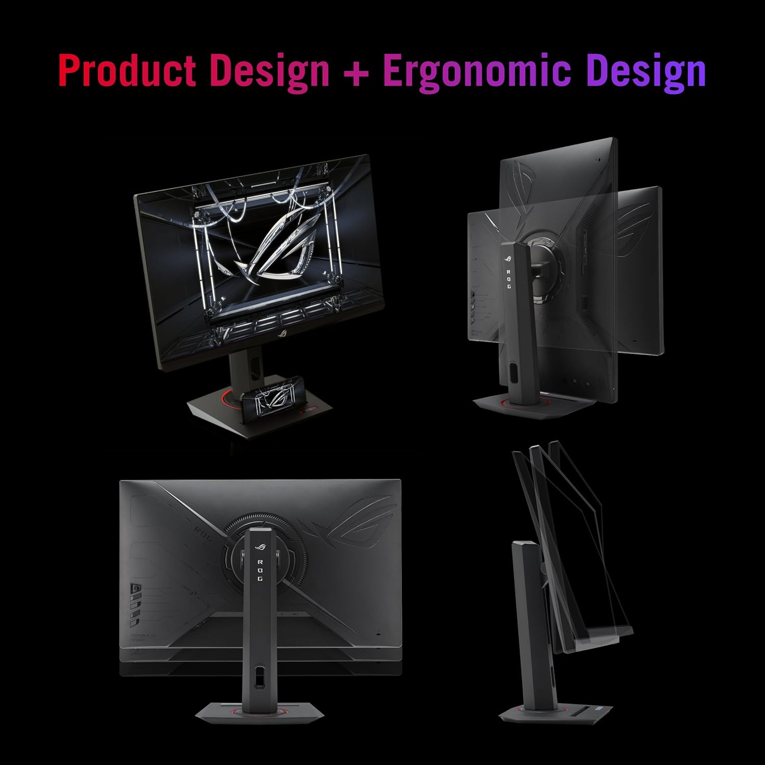 ASUS ROG Strix 27' QHD (2560x1440) HDR400 USB-C Gaming Monitor (XG27ACS), 180Hz,1ms, Fast IPS, 133% sRGB, Extreme Low Motion Blur Sync, G-Sync Compatible, DisplayWidget, Tripod Socket, 3 Year Warranty