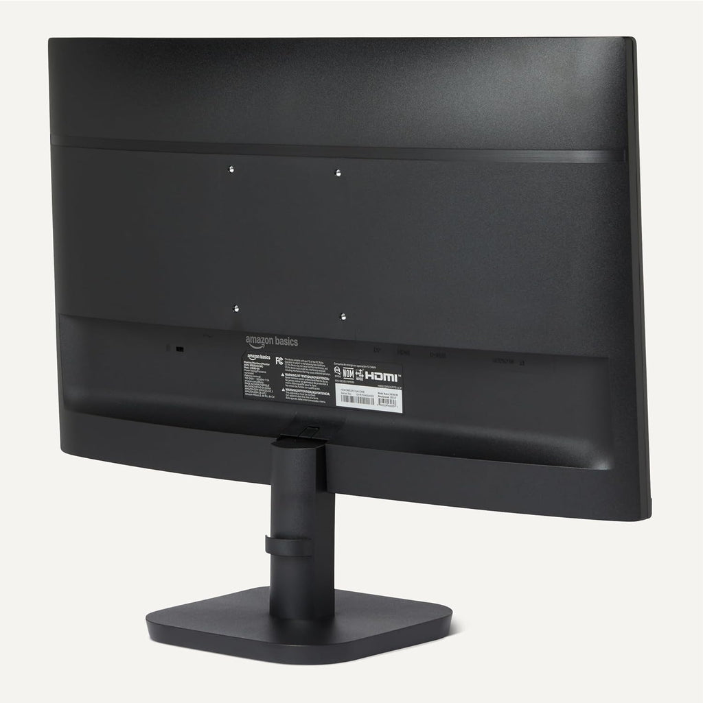 Amazon Basics 23.8-inch 1080P Computer Monitor, 120 Hz, HDMI, DP, VGA, VESA Compatible for Office, Home