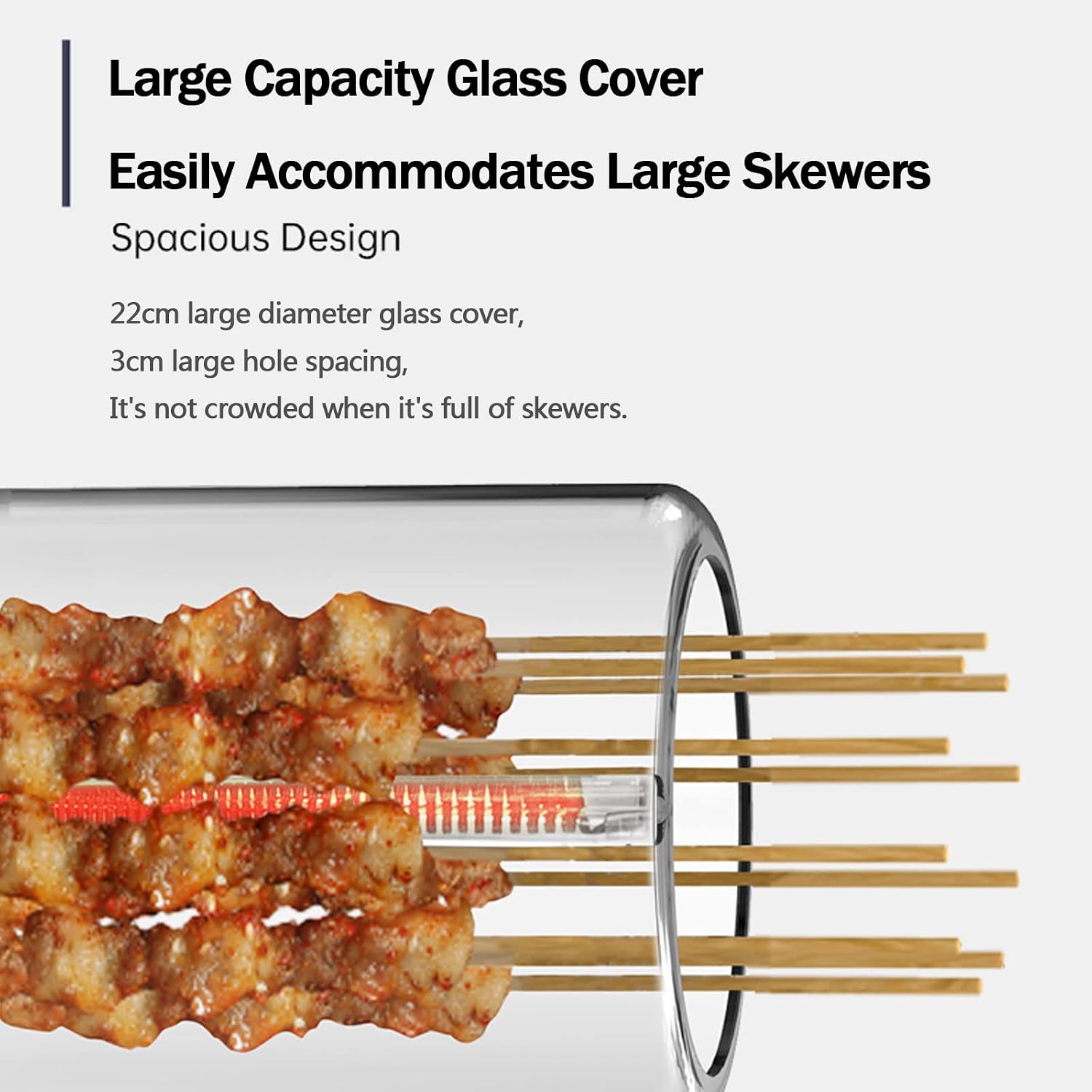 Multi-Function Vertical Barbecue Oven, Electric BBQ Smokeless Grill Indoor, Rotating Barbecue Meat Shashlik Roaster Grill Machine, Barbecue Household Appliances Stainless Steel for Home Use,1800W
