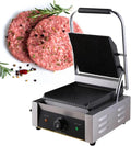 Electric Contact Grill, Commercial Panini Press,1800W Stainless Steel Steak Maker, 50°C~300°C Adjustable Temperature, Even Heating, Fast Heating(110V)