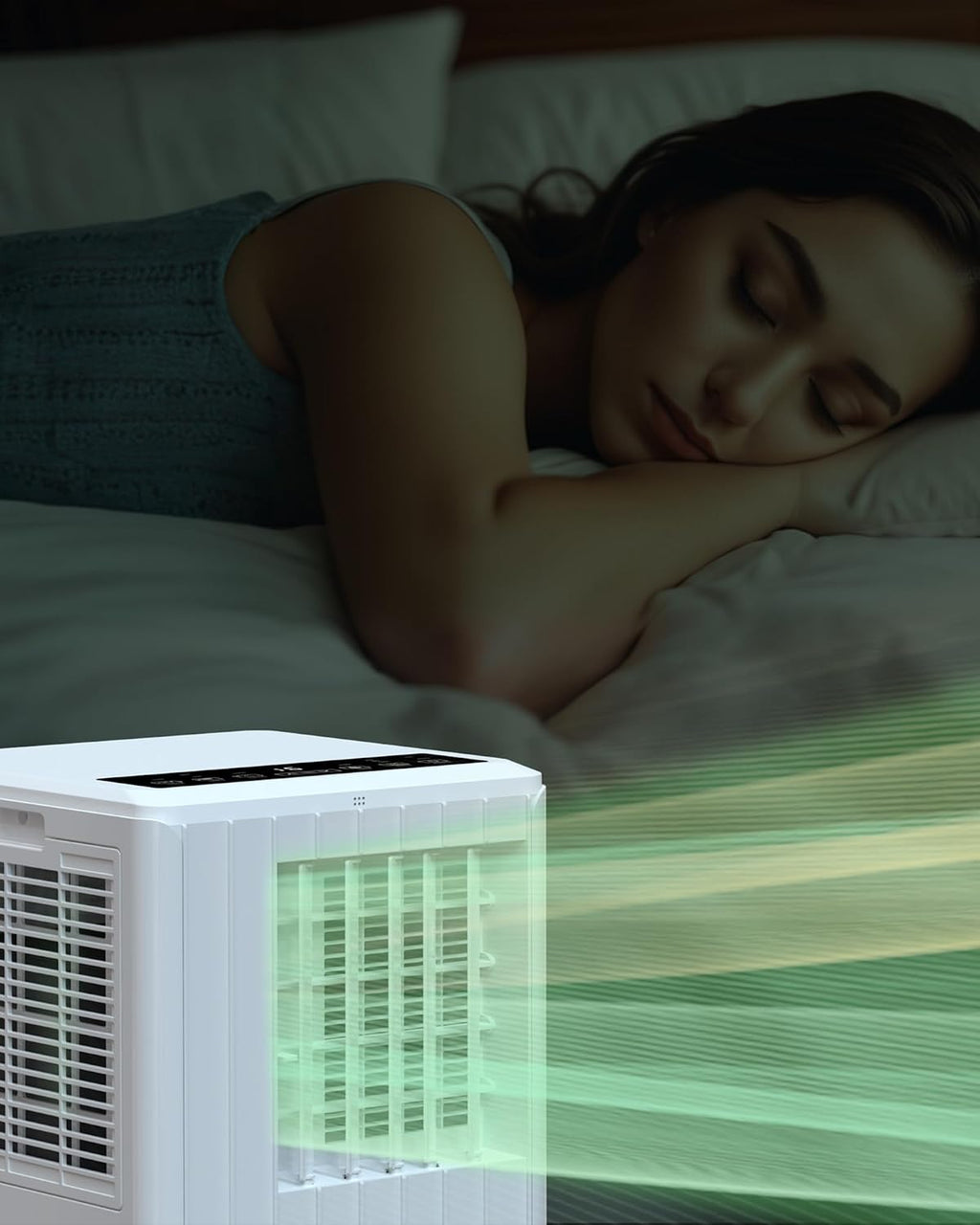 GAOMON 8000 BTU Portable Air Conditioner with Remote Control,3-in-1 Portable AC Unit Up to 350 Sq.Ft,Cool,Fan,Dehumidifier,Bedroom,Office,Apartments