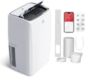 14,000 BTU Smart Air Conditioner with Heat, Auto-Evaporation Portable AC Unit with 4 Modes 3 Speeds/APP/Fast Cooling/Heating/Dehumidifier/Fan Mode/24Hrs Timer for Bedroom/Dorms/Office