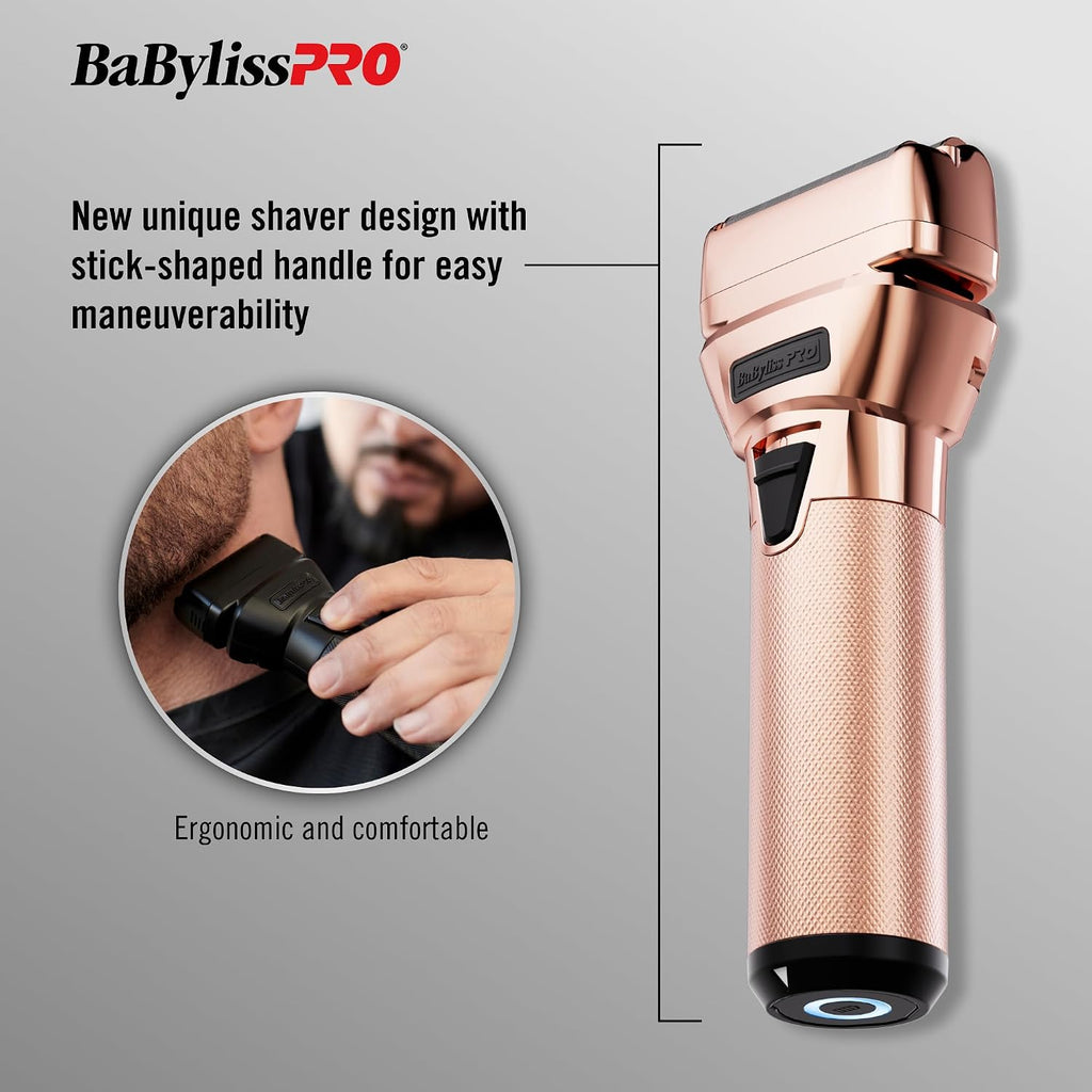 BaBylissPRO FXONE Double Foil Stick Shavers with interchangeable battery