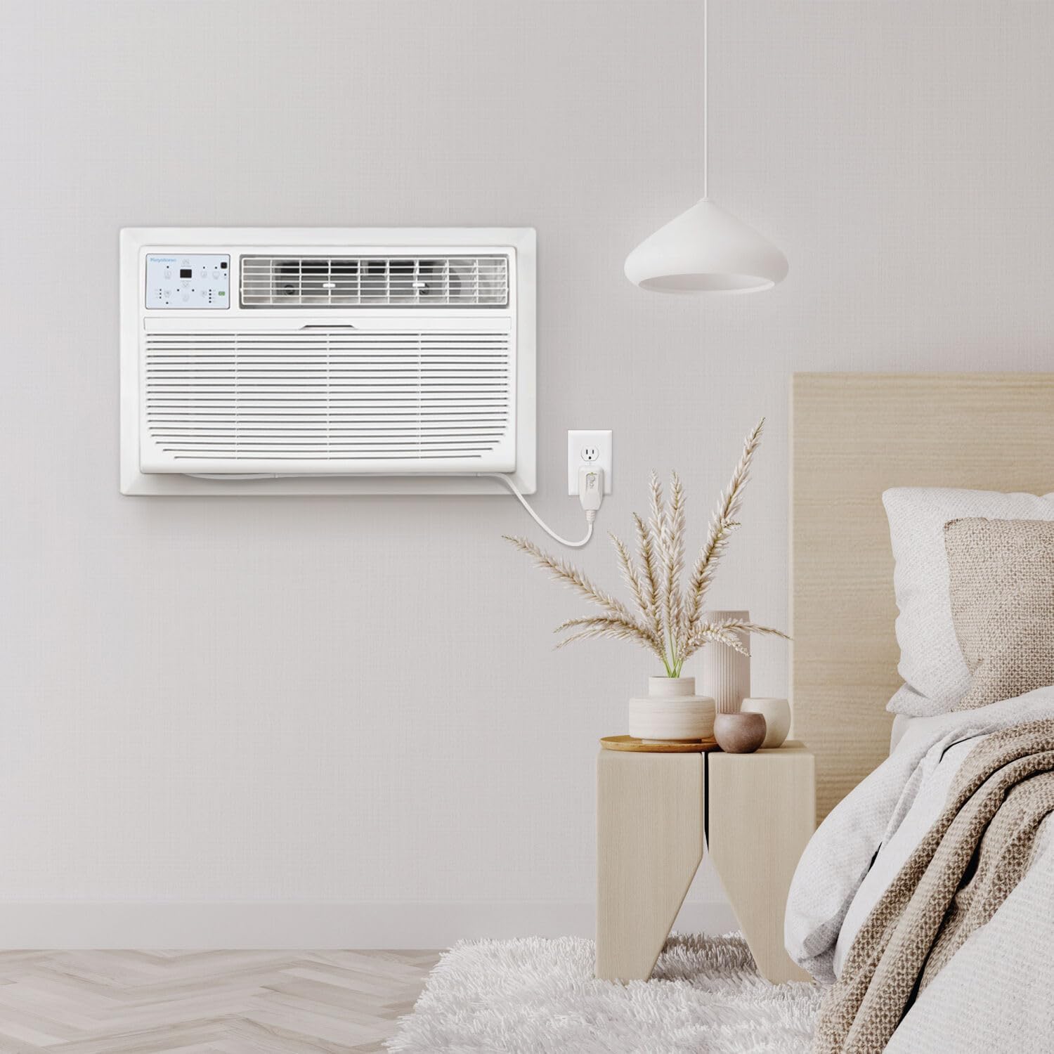 Keystone 10,000 BTU Through the Wall Air Conditioner and Dehumidifier, 115V, Through the Wall AC Unit for Bedroom, Bathroom, Nursery, Small-Medium Sized Rooms up to 450 Sq.Ft., Quiet, High Efficiency