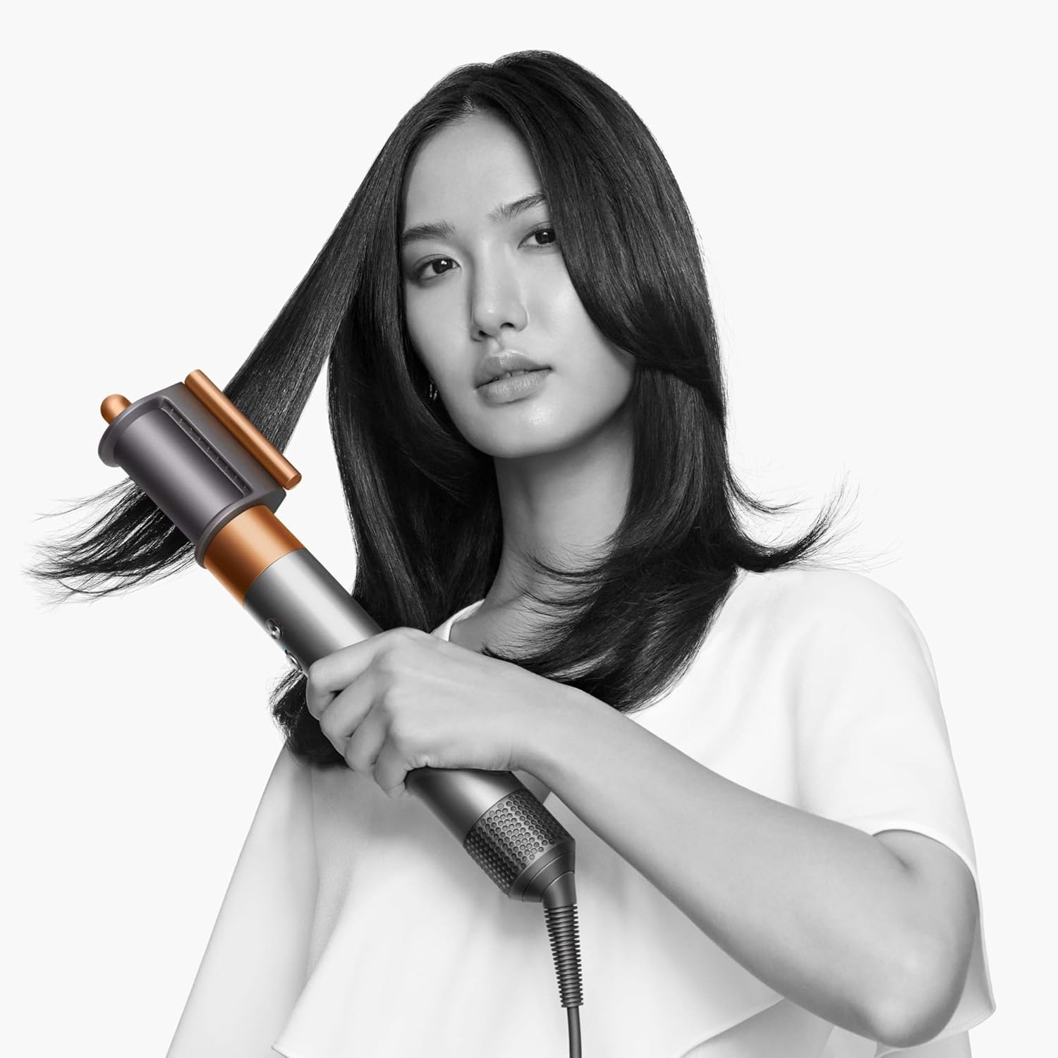 Dyson Airwrap Origin Multi-Styler, No Heat Damage, 1.2' Barrel, Round Brush, Flyaway Attachment