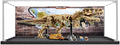 Acrylic Display Case for Lego 76968 Dinosaur Fossil Tyrannosaurus Rex, Dustproof Box, Storage Box, Transparent Box, Display Box Compatible with 76968 (Box Only) (Painted Background C)
