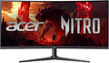 acer Nitro 34' Gaming Monitor | QHD 3440 x 1440 | 1500R 21:9 Curved | AMD FreeSync Premium | 200Hz Refresh Rate | 1ms (VRB) | sRGB 99% | 1 x Display Port 1.4 & 2 x HDMI 2.1 Ports | XZ340CUR X0bmiiphx