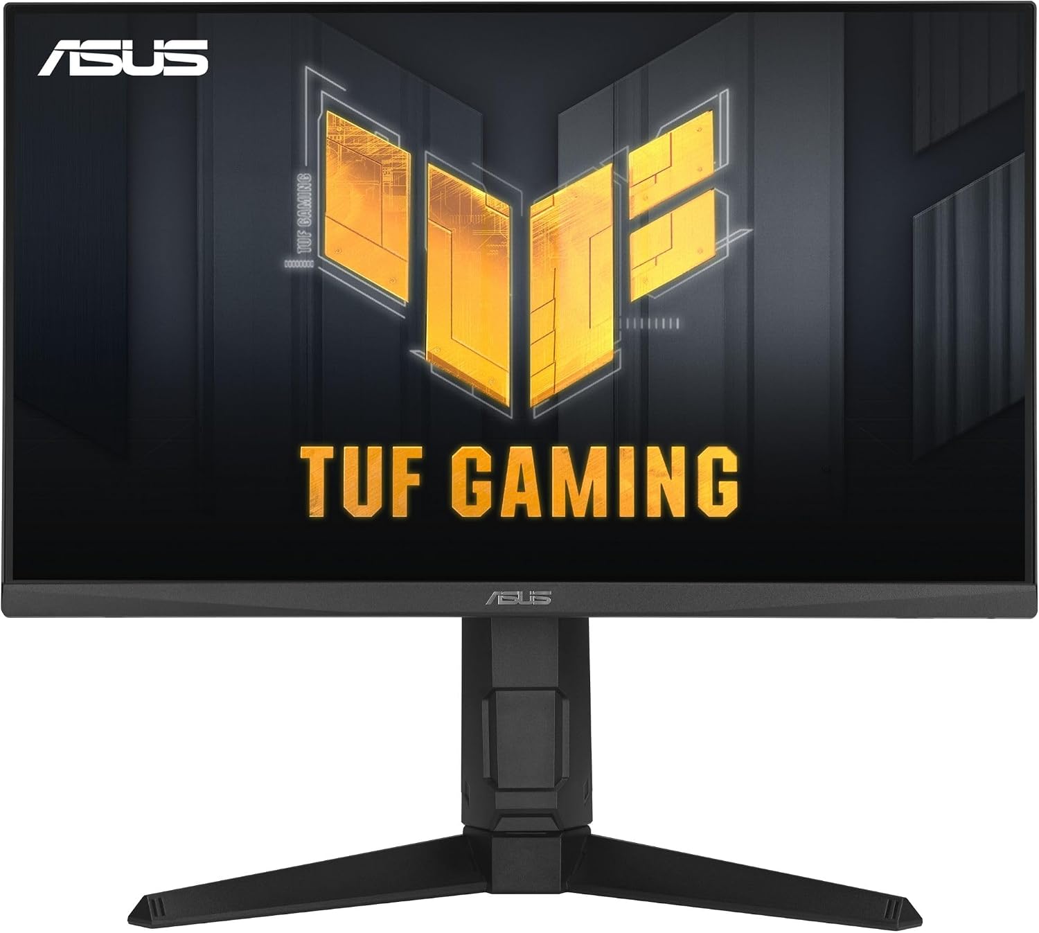ASUS TUF Gaming 24' (23.8' viewable) 1080P Monitor (VG249QL3A) - Full HD, 180Hz, 1ms, Fast IPS, ELMB, FreeSync Premium, G-SYNC Compatible, Speakers, DisplayPort, Height Adjustable, 3 Year Warranty