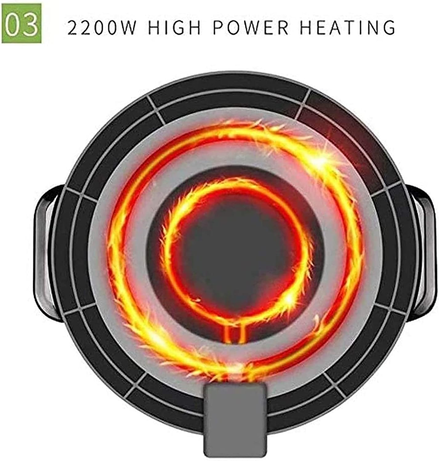 Korean BBQ Grill Smokefree Electric Grill,2200W Large Capacity 2 in 1 Electric Barbecue Grill Indoor Hot Pot with divider, Household Non-Stick Pan with 5 Temperature Adjust (Color : Gold)