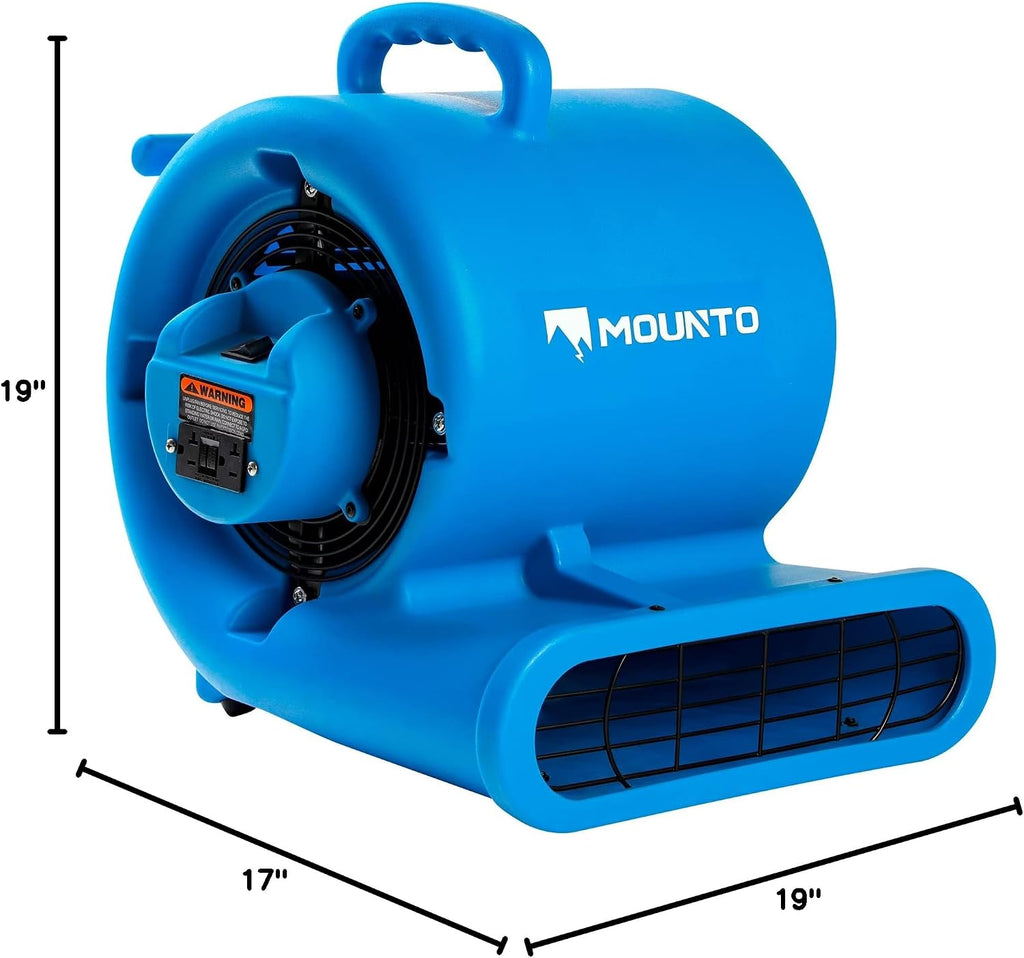 MOUNTO Water Damage Restoration Combo Package 12x Air Mover 2x Air Scrubber 2x Dehumidifiers