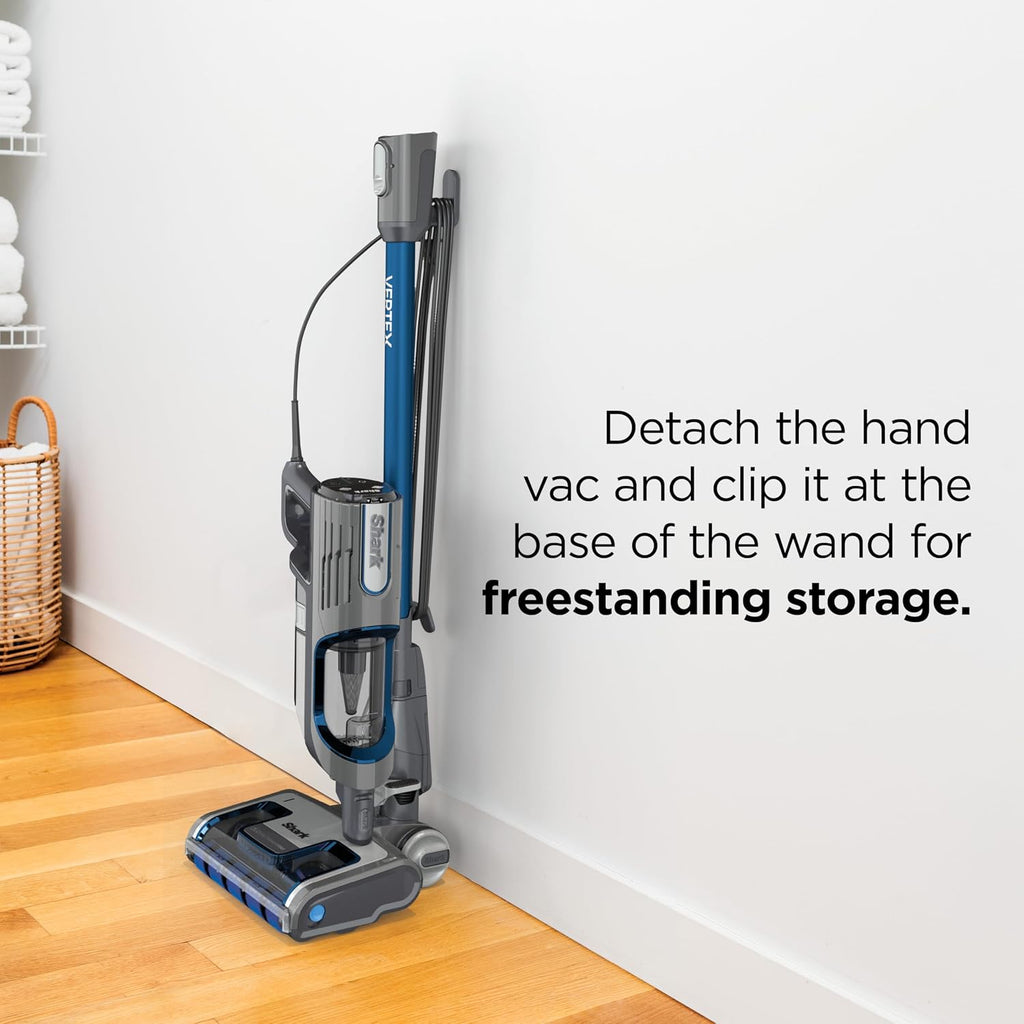 Shark | Corded Stick Vacuum Cleaner | Vertex Ultralight | Removable Handheld Vacuum | Pet Hair Vacuum for Carpet and Hard Floor | Powerful Suction | No Hair Wrap | 3 Attachments Included | HZ2002