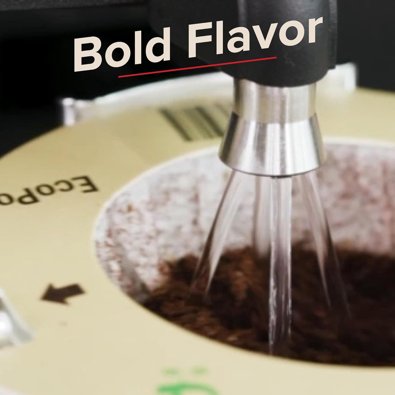 SWIRL Single Serve Pour-Over Coffee Maker, No Plastic Pods, Stainless Steel Brew Path, Automated Pour Over Machine, Use with Any Mug, Black