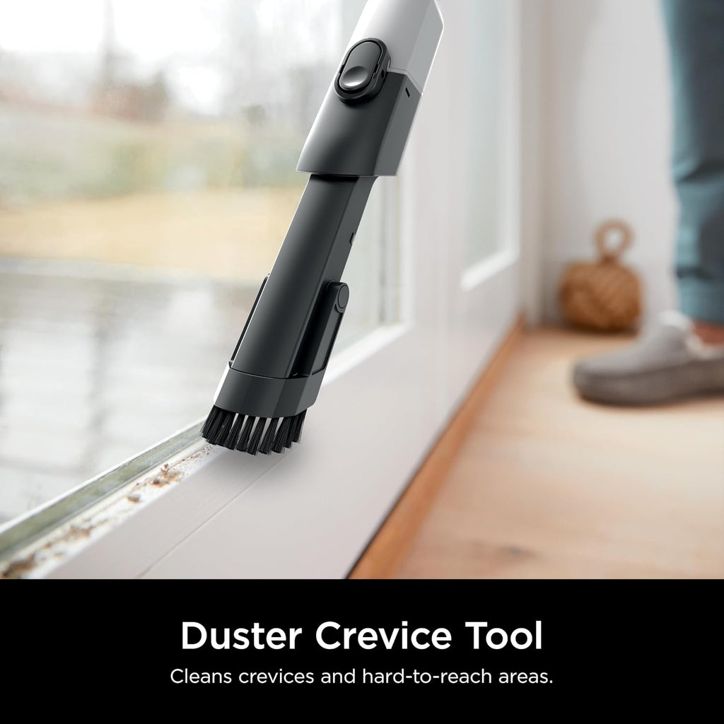 Shark Detect Clean & Empty | Lightweight Cordless Vacuum Cleaner with Auto-Empty System | HEPA Filter, Portable Handheld Attachment, Powerfins Brushroll | Cloudy Blue | IW4624