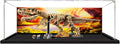 Acrylic Display Case for Lego 76968 Dinosaur Fossil Tyrannosaurus Rex, Dustproof Box, Storage Box, Transparent Box, Display Box Compatible with 76968 (Box Only) (Painted Background B)