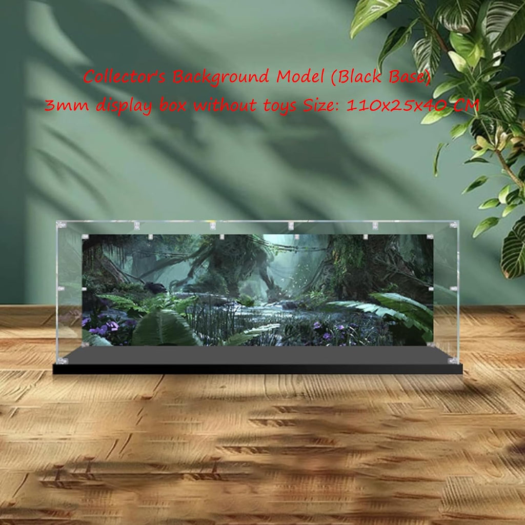 Acrylic Display Case Compatible with Lego 76968 Dinosaur Fossil Tyrannosaurus Rex for Collecting and Protecting Displays Clear 43.3 x 9.8 x 15.7 inches (Model not Included)